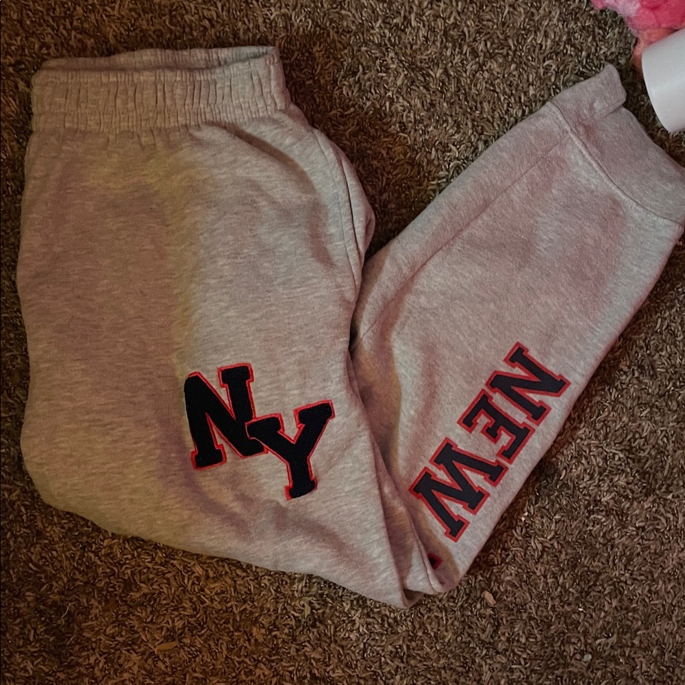 Gray NY Womens Sweatpants